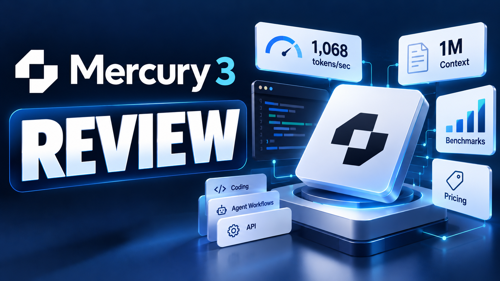 Mercury 3 Review: Benchmarks, 1M Context, Speed & Pricing (2026)